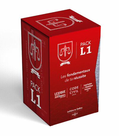 Carte Pack L1 2024 : Code civil - Lexique des termes juridiques - Constitution de la République Fr. 22e 