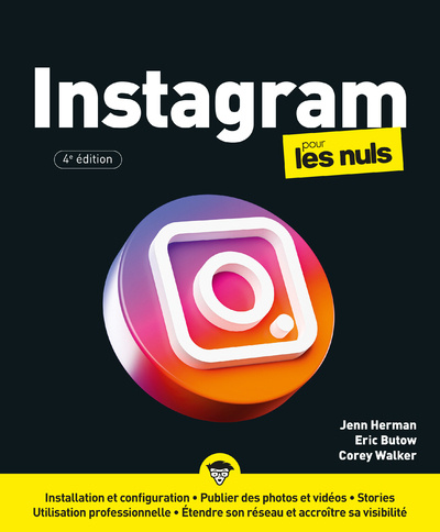 Kniha Instagram pour les Nuls 4e édition Eric Butow