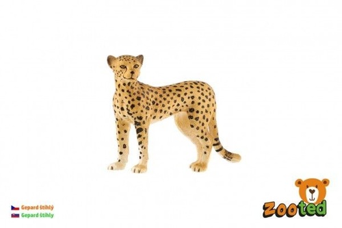 Igra/Igračka Gepard štíhlý zooted plast 8cm v sáčku 