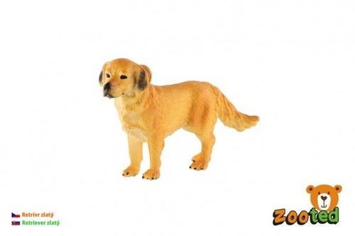 Játék Retrívr zlatý - pes domácí zooted plast 10cm v sáčku 