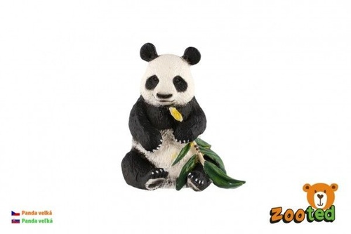 Játék Panda velká zooted plast 8cm v sáčku 