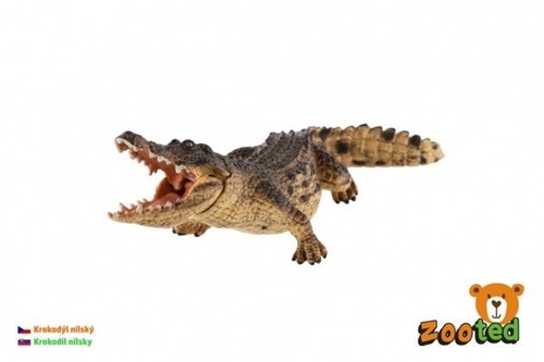 Hra/Hračka Krokodýl nilský zooted plast 18cm v sáčku 