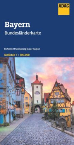 Prasa ADAC Bundesländerkarte Deutschland 12 Bayern 1:300.000 