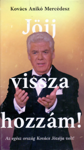 Knjiga Jöjj vissza hozzám! Kovács Anikómercedes