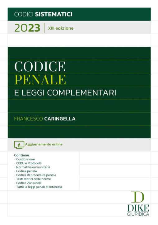 Carte Codice penale e leggi complementari Francesco Caringella