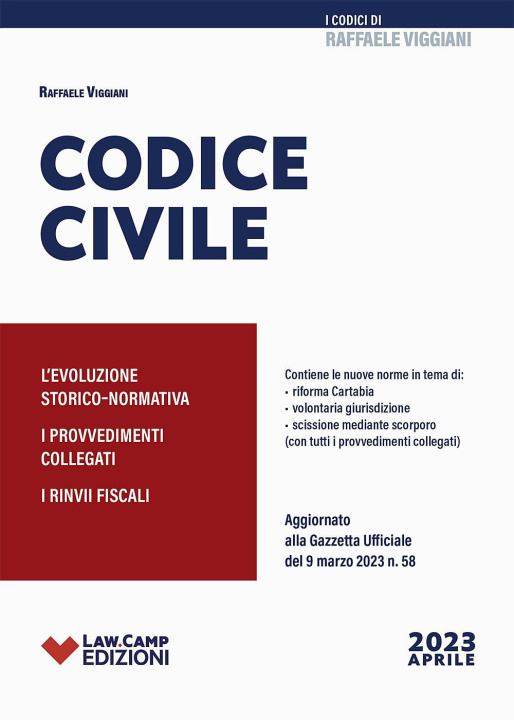 Книга Codice civile. Aprile 2023 Raffaele Viggiani