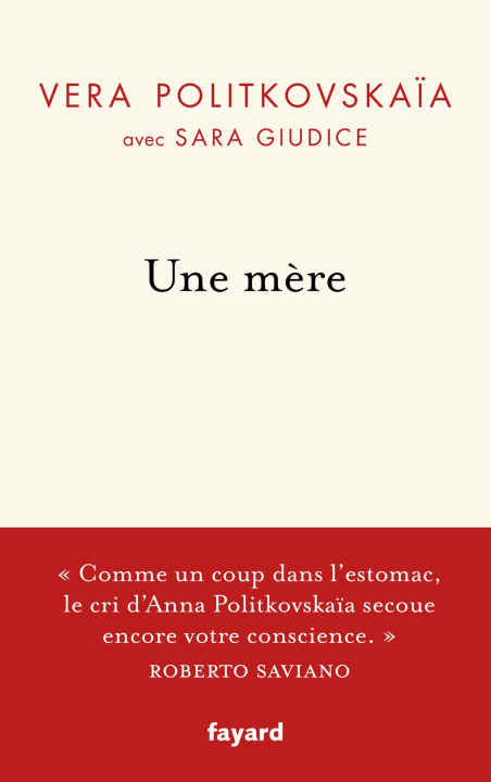 Knjiga Une mère (TP) Vera Politkovskaïa