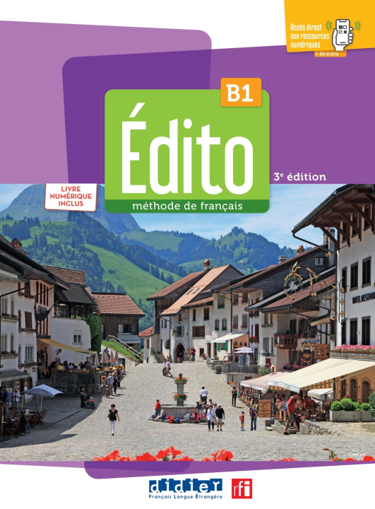 Book Edito B1 - 3ème édition - Livre + livre numérique 
