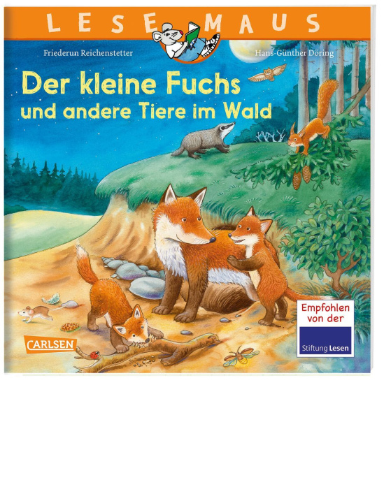 Carte LESEMAUS 181: Der kleine Fuchs und andere Tiere im Wald Friederun Reichenstetter