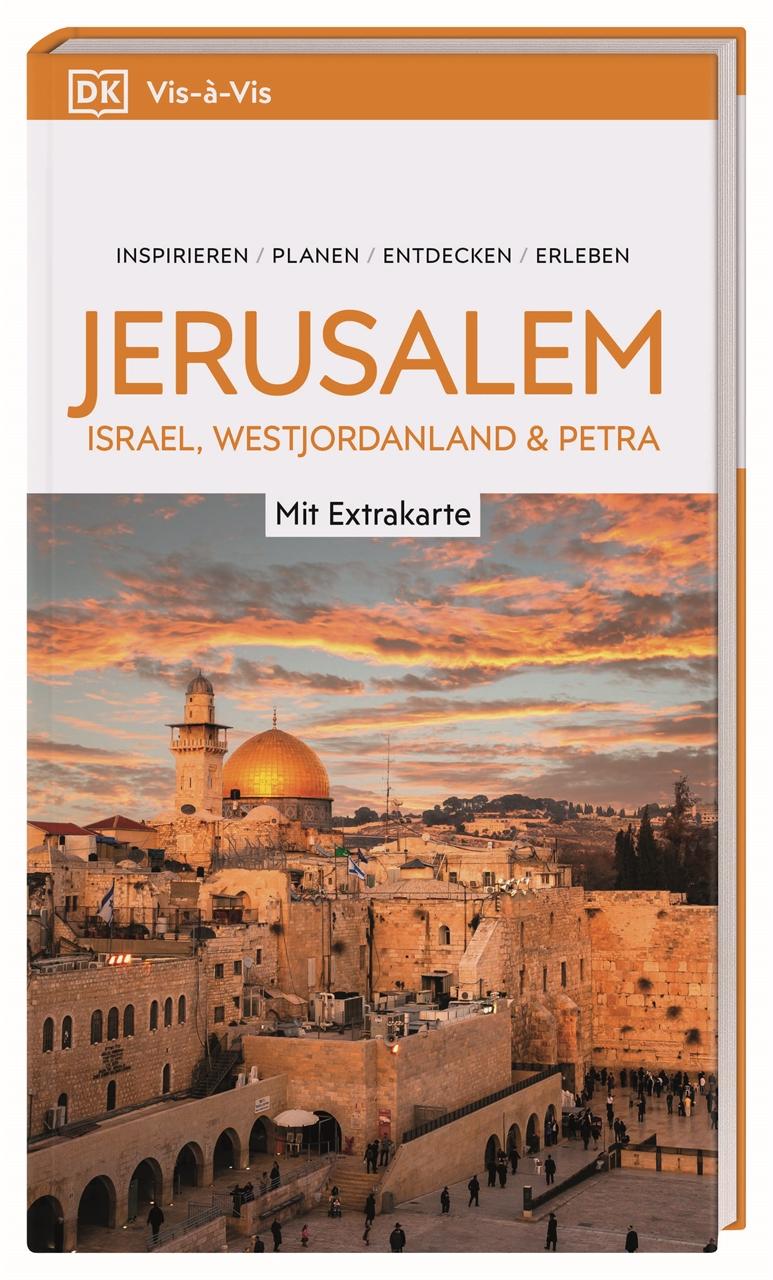 Carte Vis-?-Vis Reiseführer Jerusalem, Israel, Westjordanland & Petra 