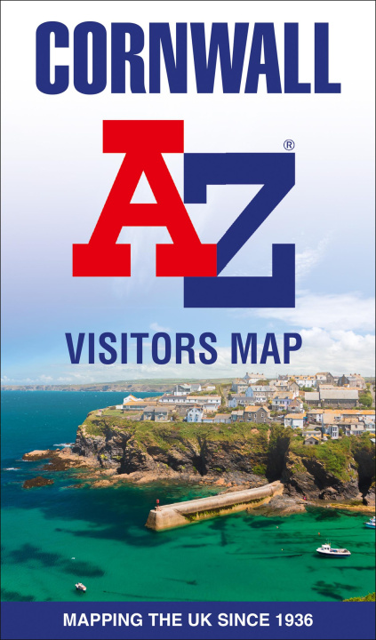 Articles imprimés Cornwall A-Z Visitors Map A-Z Maps