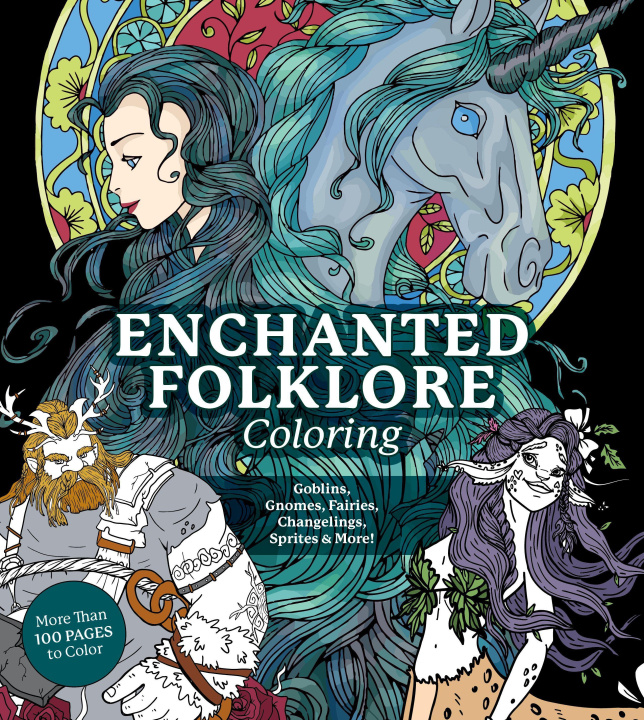 Книга Enchanted Folklore Coloring Book Editors of Chartwell Books