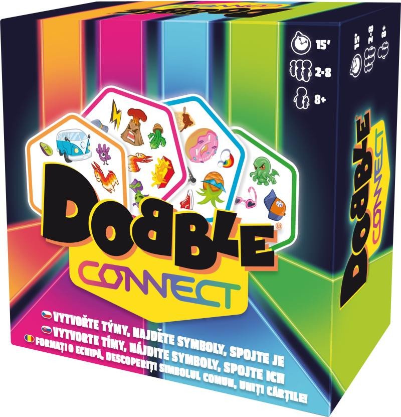 Joc / Jucărie Dobble Connect - potřehová hra 