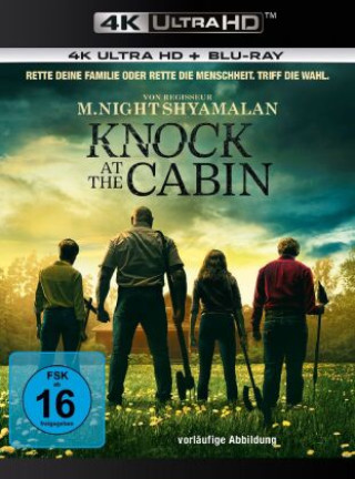 Video Knock at the Cabin, 1 4K UHD-Blu-ray M. Night Shyamalan