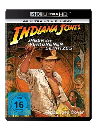 Filmek Indiana Jones - Jäger des verlorenen Schatzes, 1 4K UHD-Blu-ray + 1 Blu-ray Steven Spielberg