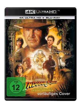 Wideo Indiana Jones und das Königreich des Kristallschädels, 1 4K UHD-Blu-ray + 1 Blu-ray Steven Spielberg