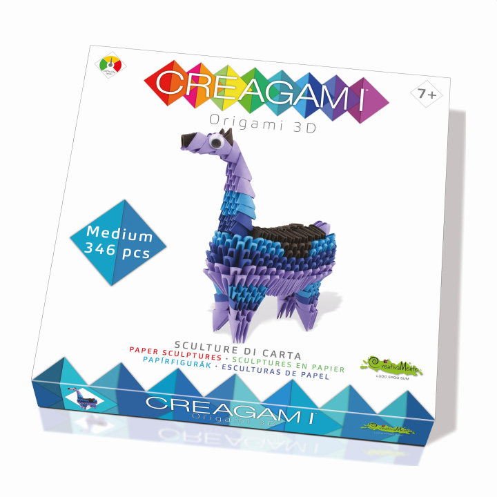 Gra/Zabawka CREAGAMI - Origami 3D Lama 346 Teile 