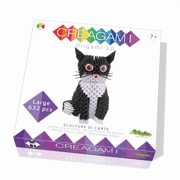 Gra/Zabawka CREAGAMI - Origami 3D Katze 632 Teile 