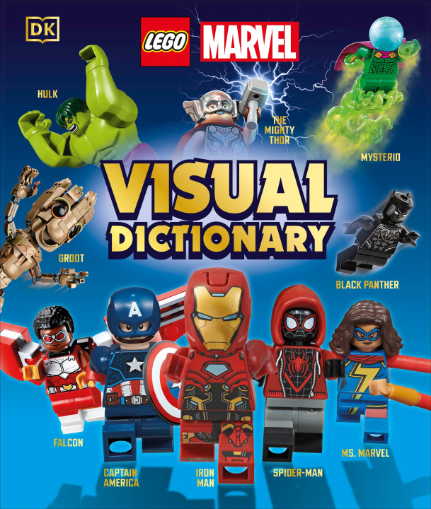 Kniha LEGO MARVEL VISUAL DICT DK
