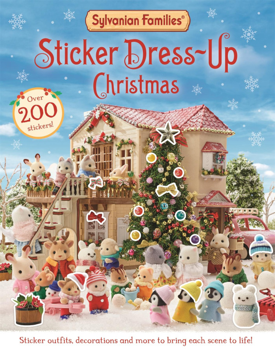 Książka Sylvanian Families: Sticker Dress-Up Christmas 