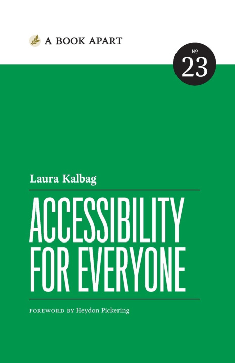 Boek Accessibility for Everyone KALBAG
