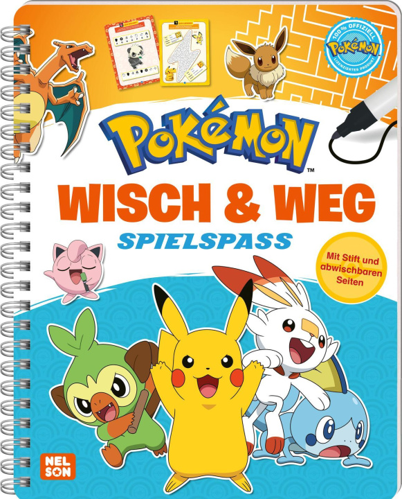 Kniha Pokémon Wisch & Weg - Spielspaß 