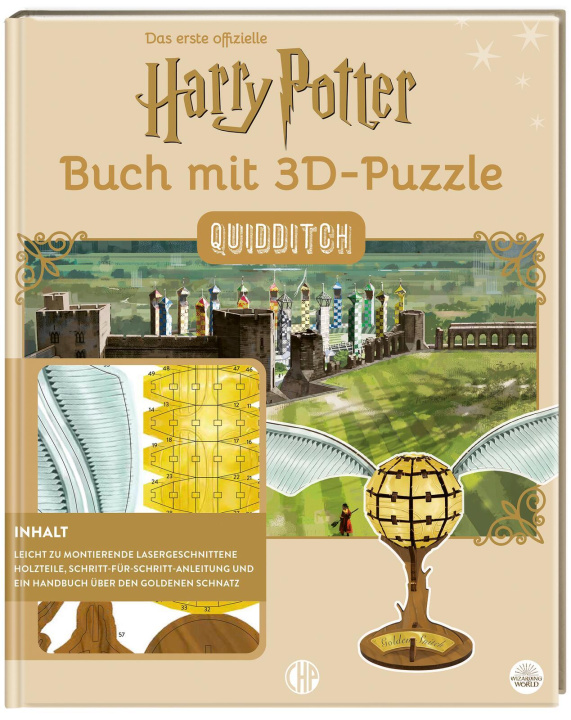 Książka Harry Potter - Quidditch - Das offizielle Buch mit 3D-Puzzle Fan-Art Warner Bros. Consumer Products GmbH