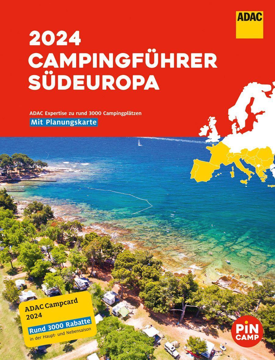 Carte ADAC Campingführer Südeuropa 2024 