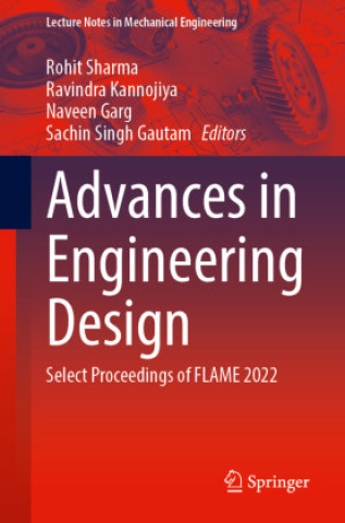 Knjiga Advances in Engineering Design Rohit Sharma