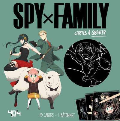 Kniha Cartes à gratter Spy x Family Tatsuya Endo