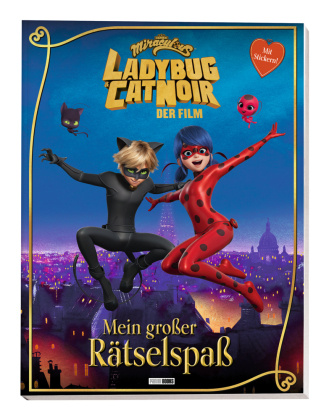 Kniha Ladybug & Cat Noir Der Film: Mein großer Rätselspaß 