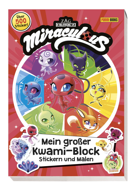 Könyv Miraculous: Mein großer Kwami-Block - Stickern und Malen 