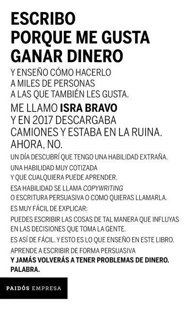 Buch Escribo Porque Me Gusta Ganar Dinero 