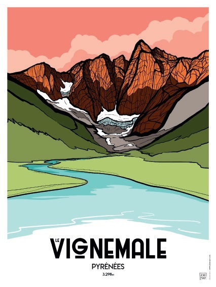 Prasa Affiche : le Vignemale 