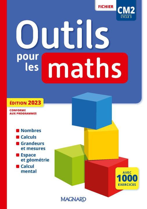 Kniha Outils pour les Maths CM2 (2023) - Fichier de l'élève Carle