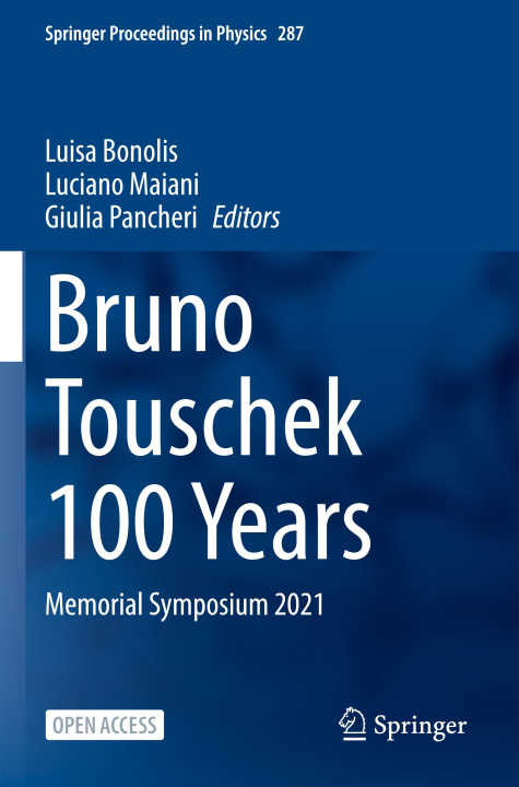 Kniha Bruno Touschek 100 Years Giulia Pancheri
