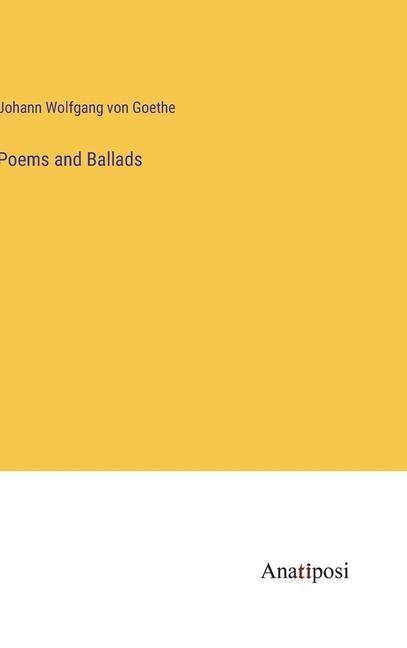 Kniha Poems and Ballads 
