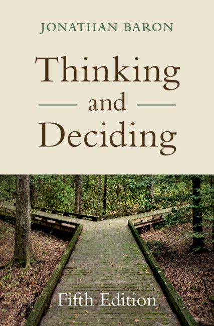 Kniha Thinking and Deciding Jonathan Baron