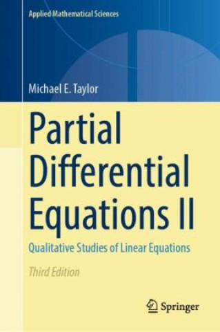 Book Partial Differential Equations II Michael E. Taylor