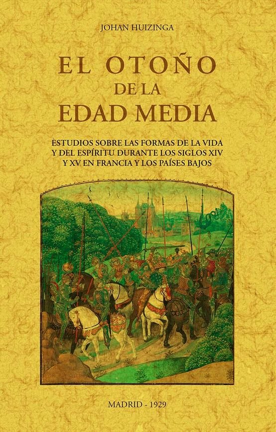 Kniha EL OTOÑO DE LA EDAD MEDIA HUIZINGA