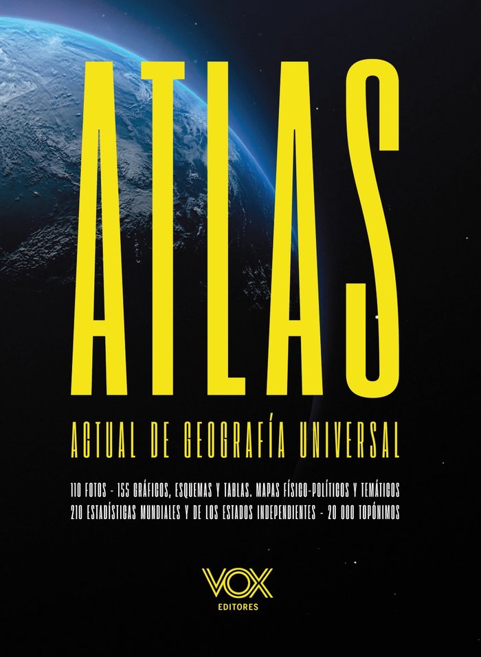 Knjiga ATLAS ACTUAL DE GEOGRAFIA UNIVERSAL VOX 