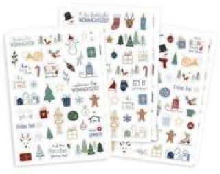 Hra/Hračka Sticker-Set Weihnachten 