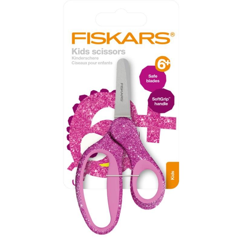 Stationery items Fiskars Dětské nůžky se třpytkami - růžové 13 cm 