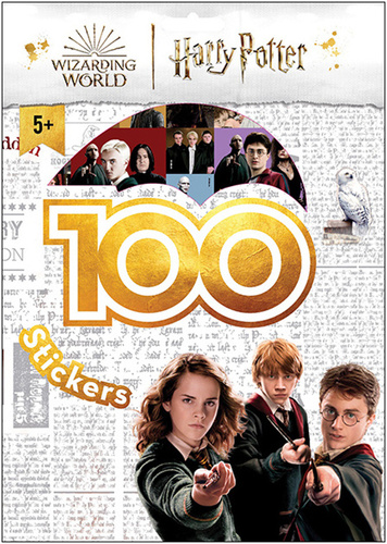 Carte 100 samolepek s omalovánkovými listy Harry Potter 