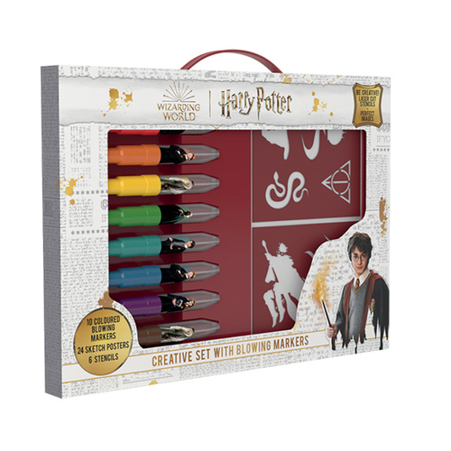 Carte Kreativní set s foukacími fixy Harry Potter 
