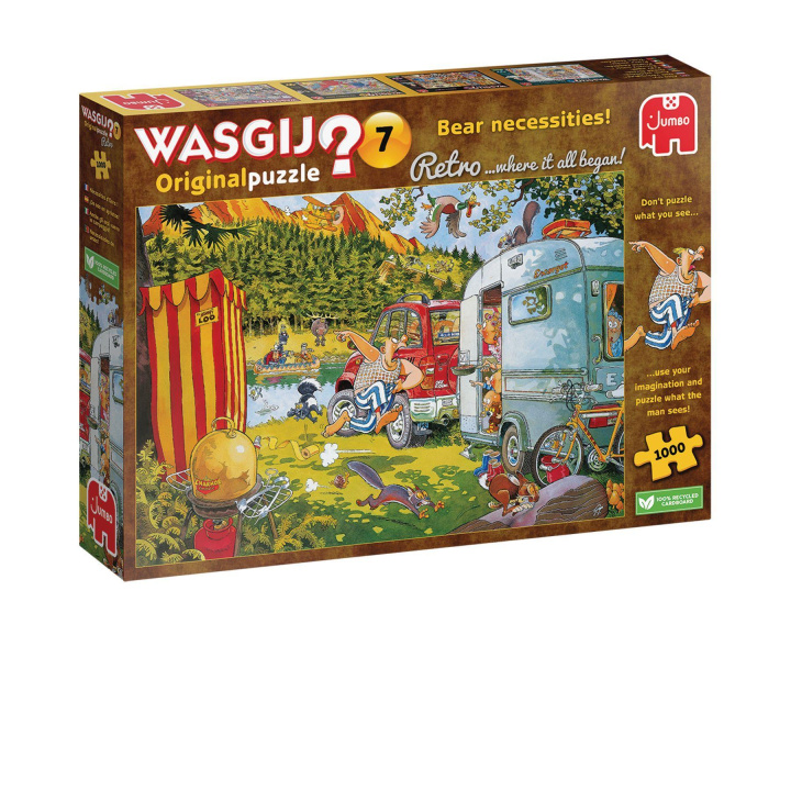 Játék Wasgij Retro Original 7 - Bear Necessities! 1000 Teile 