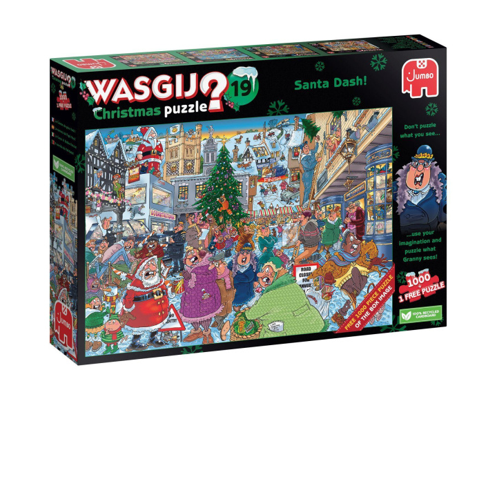 Hra/Hračka Wasgij Christmas 19 - 2x1000pcs (1 puzzle for free) 
