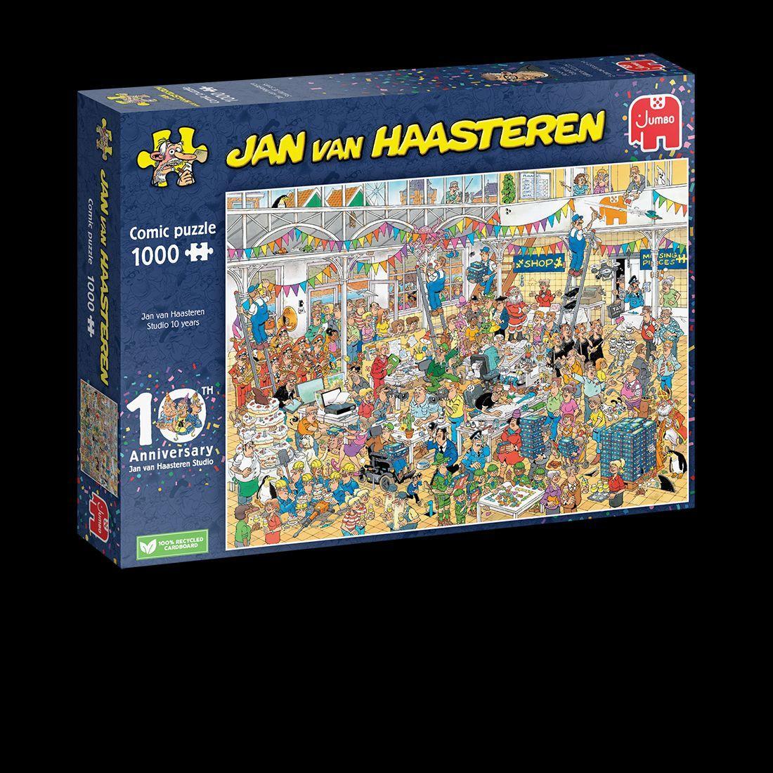 Hra/Hračka Jan van Haasteren - 10 Jahre JvH Studio - 1000 Teile 