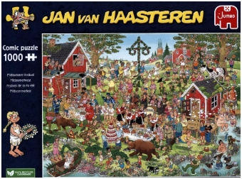 Játék Jan van Haasteren - Mittsommerfestival - 1000 Teile 