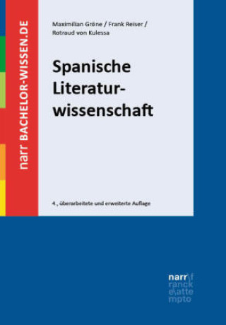 Kniha Spanische Literaturwissenschaft Maximilian Gröne